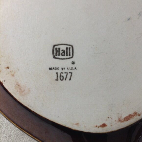 VTG Hall #1677(2) Stoneware Skillet Dishes; 12x8", Old's Cool, Kitchenware, Cook - Picture 5 of 5